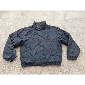 Vintage Members‎ Only Jacket Mens XL Windbreaker Full Zip Blue Fleece Lined